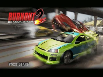 Burnout 2 Point of Impact (USA) screen shot title